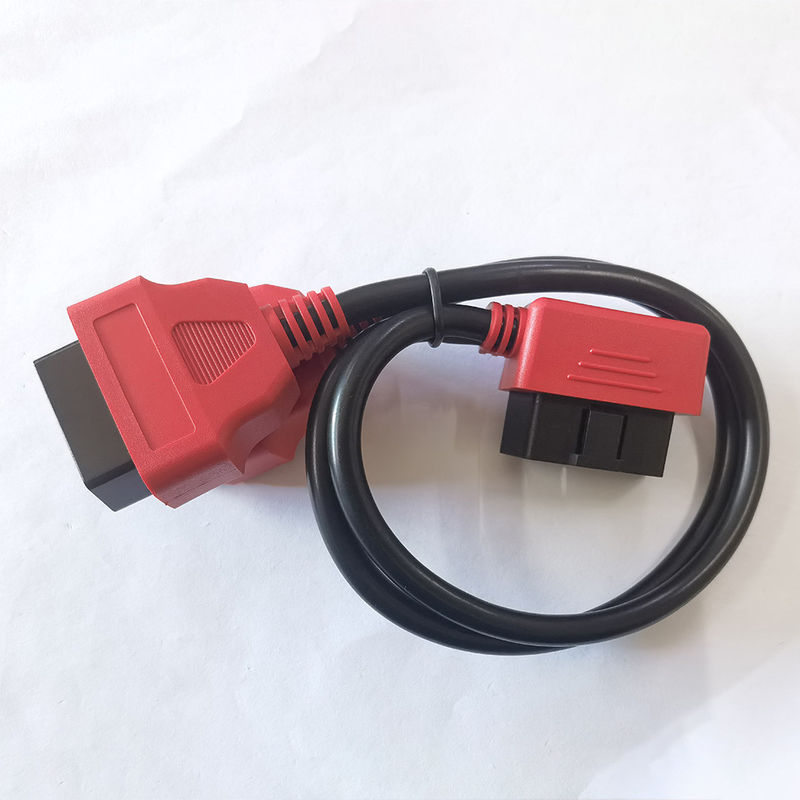Red Connector Automotive Electrical Cables 16 Pin Male To 2 Pin Female PVC Material
