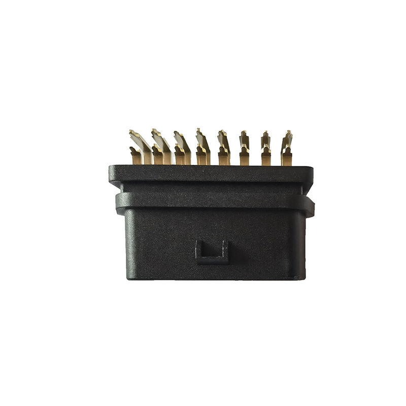 12V 24V OBD Plug OBD Female Socket Gold plated OBD2 Elbow For Auto Scanner Connector