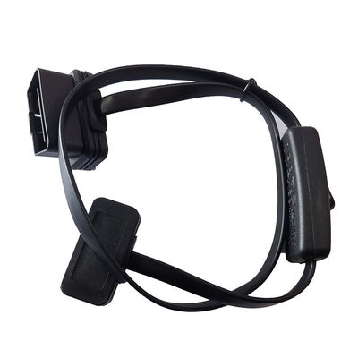 Плоский удлинительный кабель OBD OBD2 с мужчиной Pin переключателя 16 к женщине