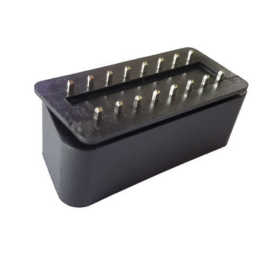 Mobil 24V OBD Mobil Konektor Tahan Lama 16 Pin PA66 Bahan Kuningan