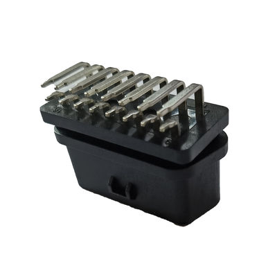 Nickel Plating OBD Car Connector Bent Pin Female Untuk Diagnostik