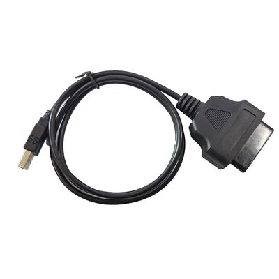 สาย OBDII To USB ยาว 100 ซม. สีดำ อเนกประสงค์ 12V 24V