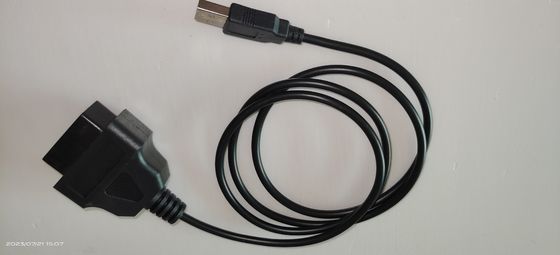 12V 24V OBDII เป็นสาย USB หญิงถึง 2.0A ปลั๊กตัวผู้อเนกประสงค์